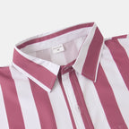 Women's Long-Sleeve Shirt with Classic Stripes and Comfortable Fit