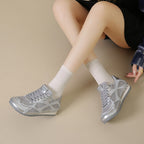 Women's Breathable Casual Sneakers with Non-Slip Outsole and Flexible Upper
