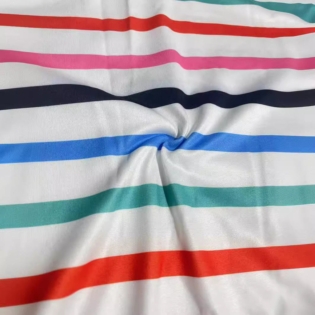 Women's Striped Short-Sleeve Casual Shirt
