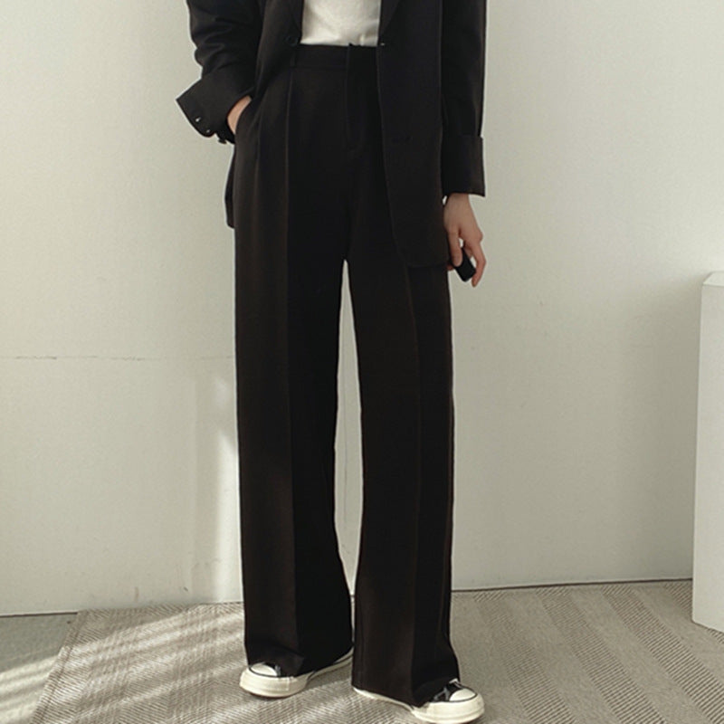 Women's Elegant Wide-Cut Blazer Set