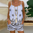 Women's Airy Blouse and Shorts Set