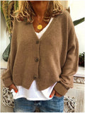 Oversized Cardigan with Button Details