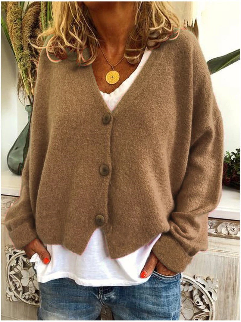 Oversized Cardigan with Button Details