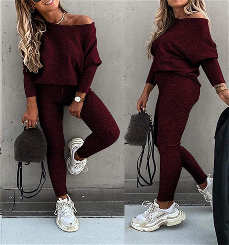 Women's Casual Knit Suit