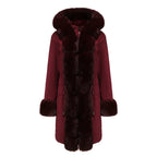 Elegant Parka with Faux Fur Trim