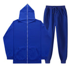 Unisex French Terry Zip Hoodie and Jogging Pants Set