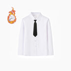 Women's Elegant Long-Sleeve Shirt with Innovative Temperature Regulation