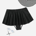 Women's Swim Skirt with Integrated Bikini Bottoms