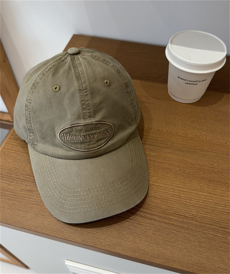 Men's Casual Distressed Cotton Baseball Cap