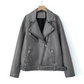 Women's Vintage-Style Biker Jacket