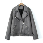 Women's Vintage-Style Biker Jacket