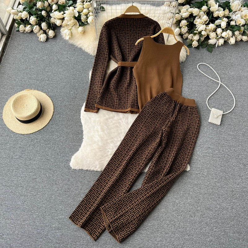 Graphic Print Loungewear Set