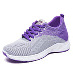 Women's Breathable Sport Insole Sneakers with Flexible Upper