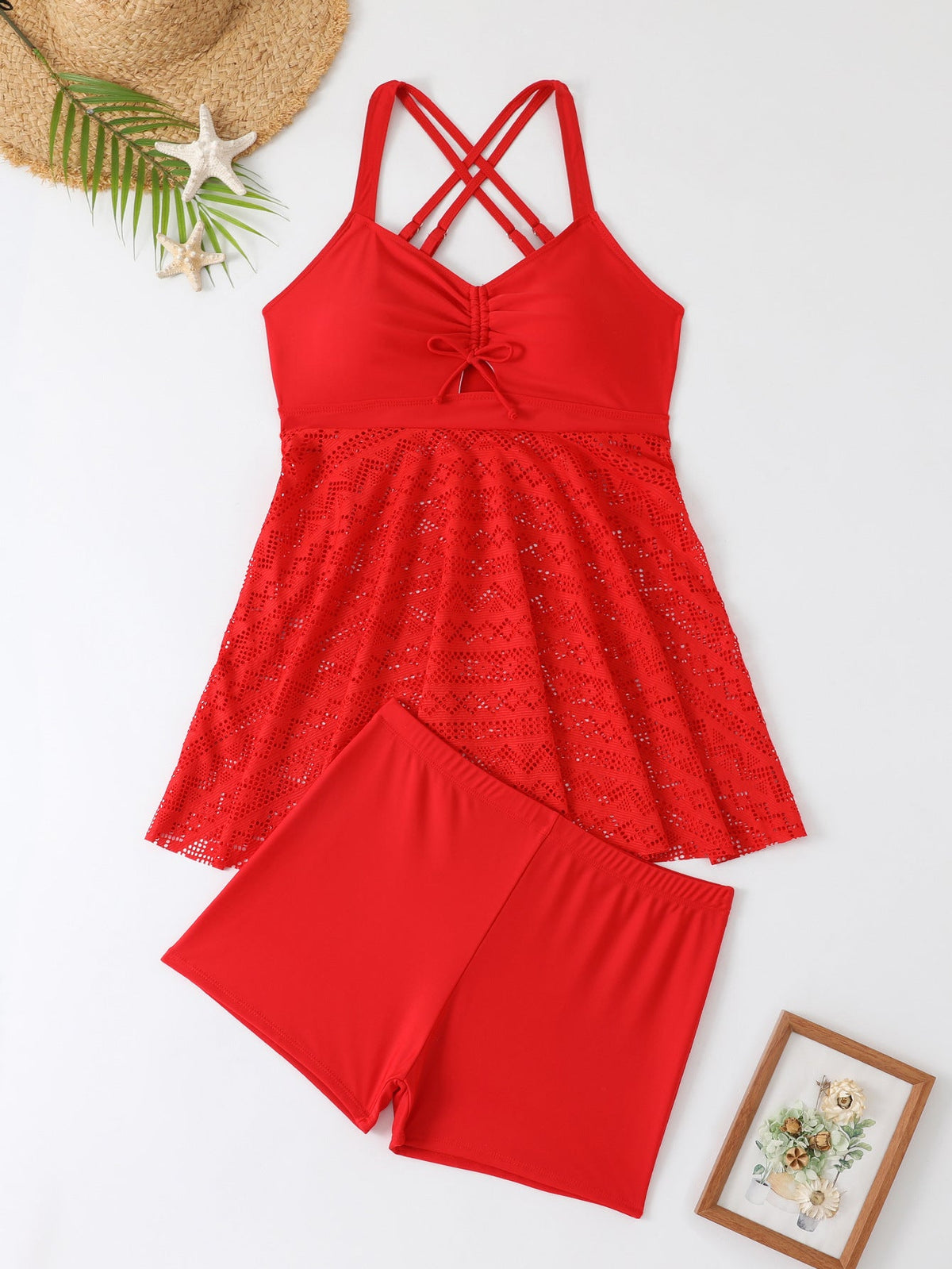 Women's Swimsuit with Airy Tunic