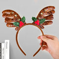 Festive Reindeer Antler Headband