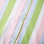 Long-Sleeve Blouse with Fresh Stripe Look