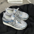 Women's Athletic Sneakers with Breathable Mesh and Cushioned Sole