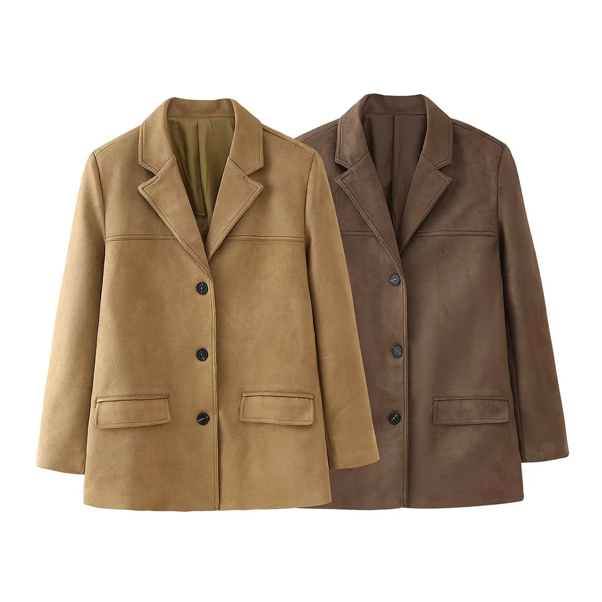Women's Elegant Quilted Blazer with Pockets