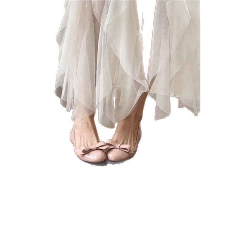 Women's Ballet Flats with Decorative Bow