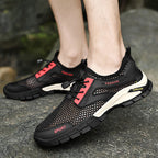 Women's Breathable Athletic Sneakers with Quick-Release Closure