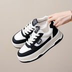 Women's Breathable Sneakers with Fashionable Platform