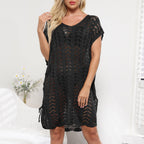 Women's Elegant Crochet Beach Cover-Up