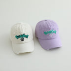 Men's Distressed Cotton Baseball Cap