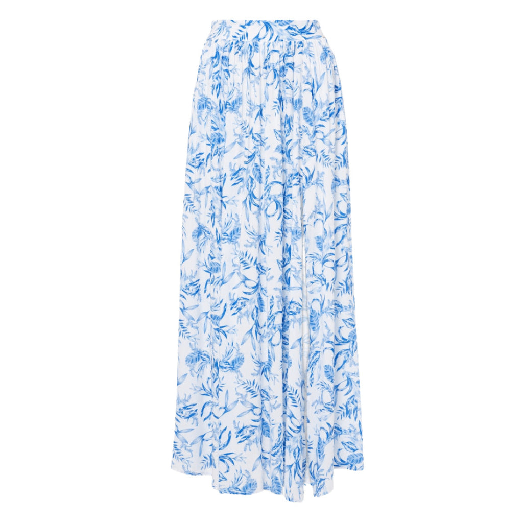 Women's Asymmetrical Swimsuit with Matching Maxi Skirt