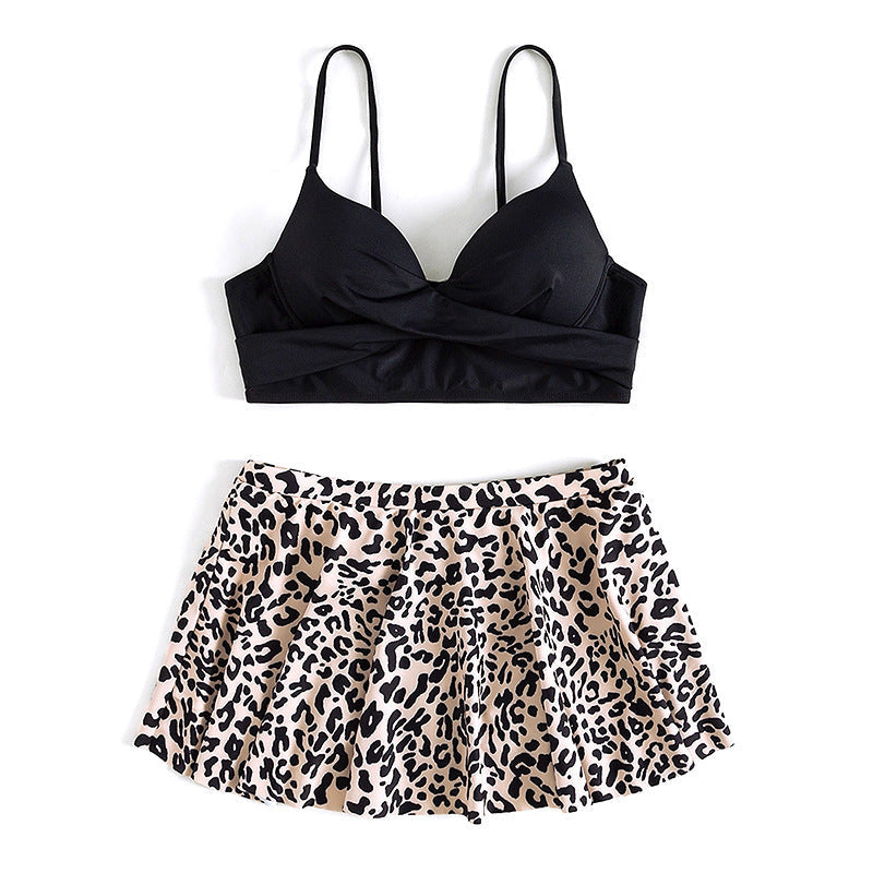 Women's Swim Skirt with Integrated Bikini Bra