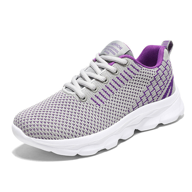 Women's Breathable Fitness Sneakers with Lightweight Sole