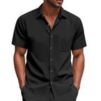 Men's Short-Sleeve Resort Shirt and Drawstring Bermuda Set