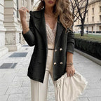 Women's Tailored Double-Breasted Cardigan