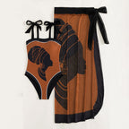 Women's Swimsuit with Airy Wrap Skirt