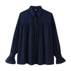 Elegant Women's Blouse with Ruffle Details