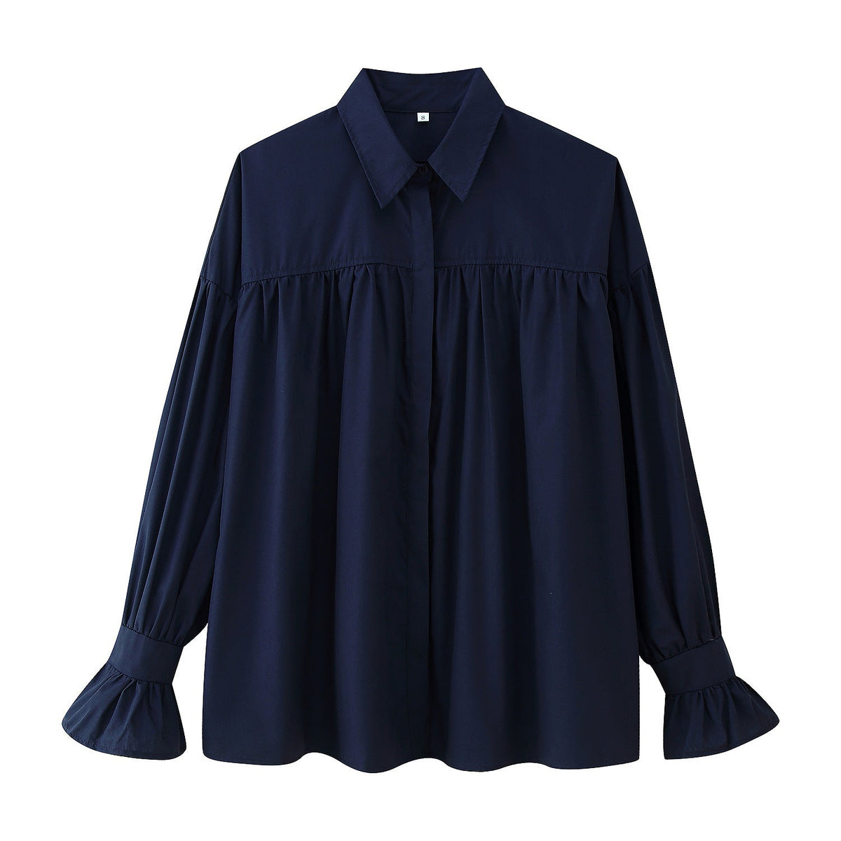 Elegant Women's Blouse with Ruffle Details