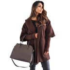 Women's Elegant and Casual Hooded Jacket in High-Quality Knit