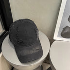 Men's Distressed Denim Cap