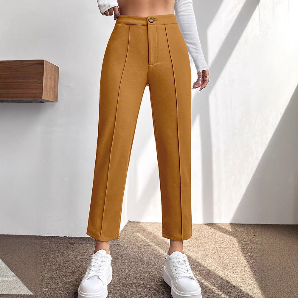 Women's Elegant Chino Trousers with Tailored Fit