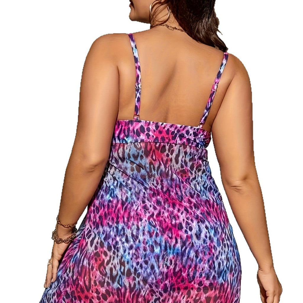 Women's Swimwear with Playful Leopard Print