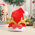 Festive Santa Hat with Reindeer Ears