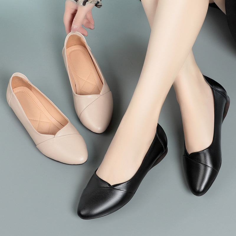 Women's Ballet Flats with Elegant Knot Detail and Comfortable Footbed