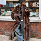 Women's Luxurious Faux Fur Coat