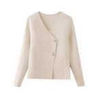 Elegant Wrap Jacket with Button Details