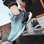 Women's Breathable Running Shoes with Quick-Lace System and Cushioned Sole