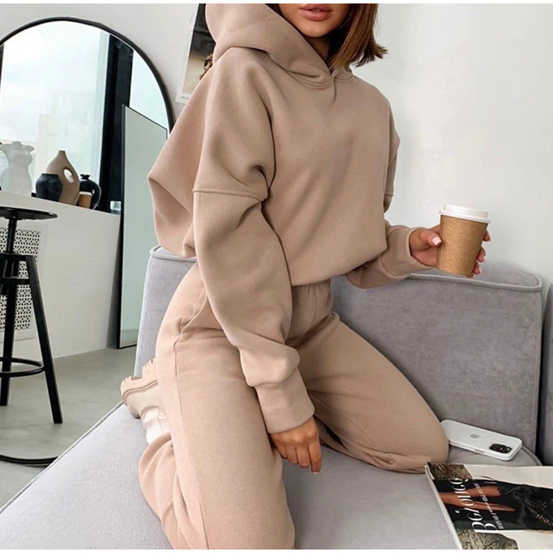 Women's Cozy Sweatshirt and Pants Set