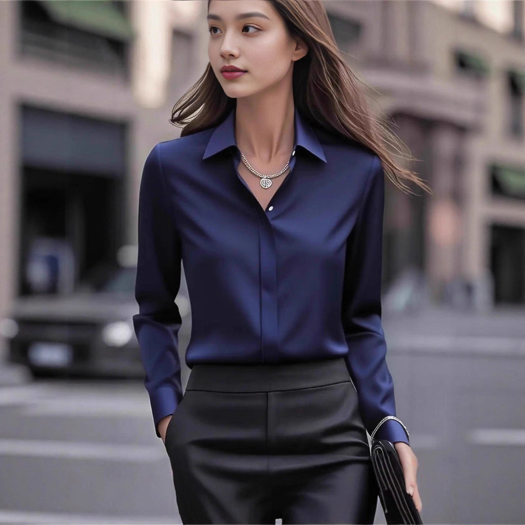 Classic Women's Long-Sleeve Blouse