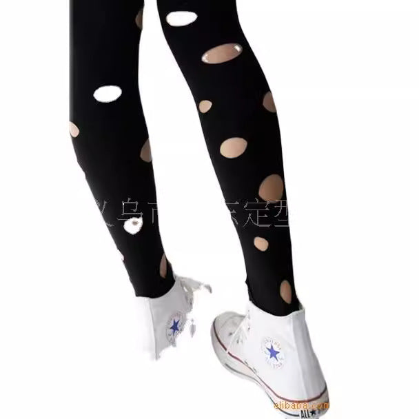 High-Style Leggings with Cut-Outs