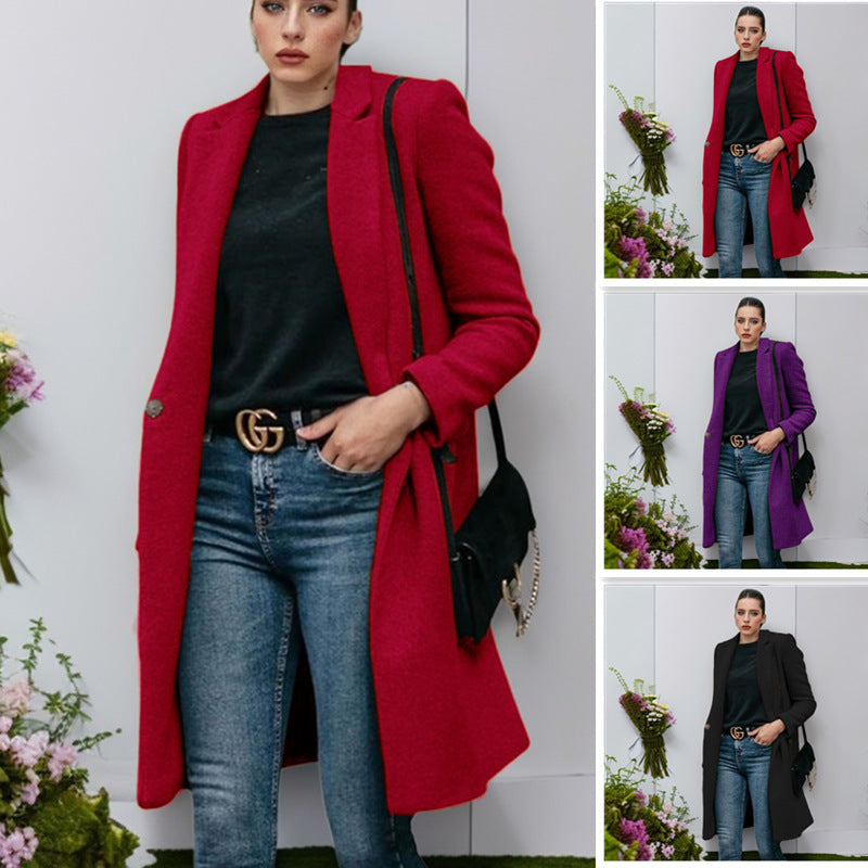 Elegant and Comfortable Women's Wool Coat