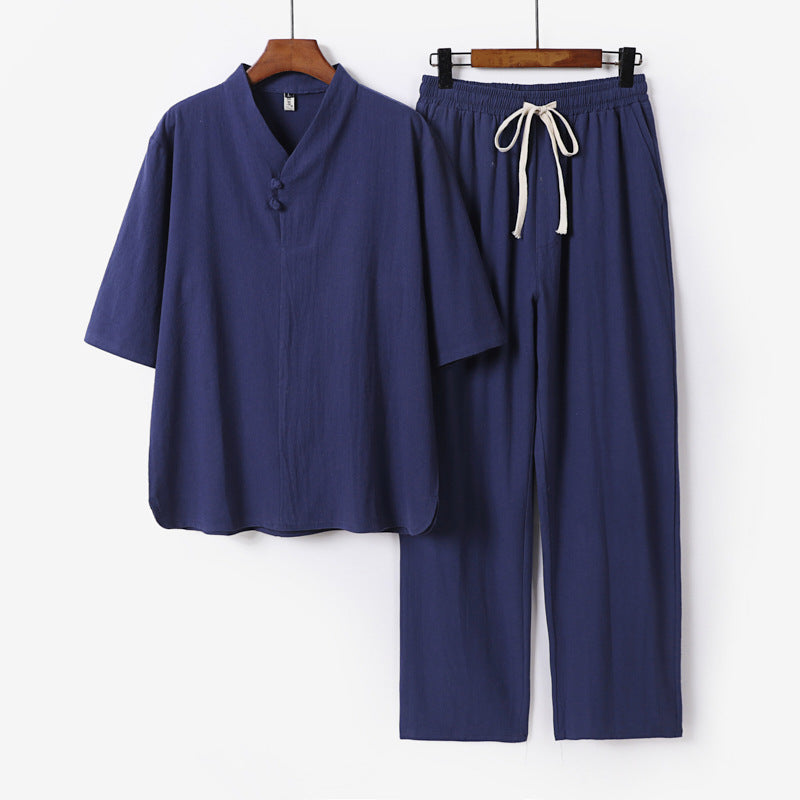 Men's Two-Piece Lightweight Loungewear Set