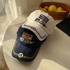 Men's Vintage-Inspired Embroidered Baseball Cap